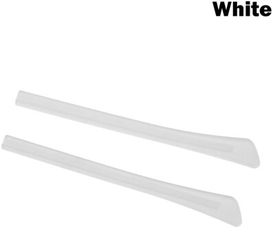 4 Pairs Anti Slip Bril Zonnebril Slip Sets Glazen Been Sets Siliconen Oorhaak Tempel Tip Houder Zachte Bril Accessoire 4 pairs wit