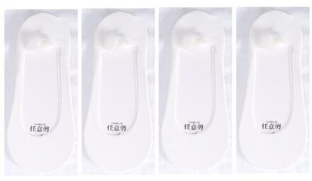 4 Pairs Vrouwen Heldere Kleuren Onzichtbare Sokken Lady Laag Uitgesneden Zachte Ademend Katoen Vrouwelijke Anti-Wrijving Comfortabele Sok
