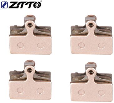 4 Pairs Ztto Fiets Onderdelen Mtb Mountainbike Volledige Metallic Remblokken Voor Onderdelen M985 M988 M785 M615 M666 M675 xt Xtr Slx