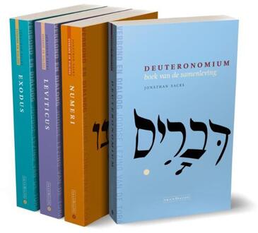 4-pak Exodus + Leviticus + Numeri + Deuteronomium -  Jonathan Sacks (ISBN: 9789493220867)