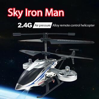 4 Pass 2.4G Lichtmetalen Afstandsbediening Helikopter Luchtdruk Vaste Hoogte Een Sleutel Opstijgen En Fall Resistant Vliegtuigen speelgoed Rc Helikopter