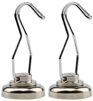 4 Pcs 360 Graden Draaibare Magnetische Haken Zware Magneten Sleutelhouder Koelkast Magneet Hangers Houders Voor Voor Thuis Keuken wo zoals getoond 1