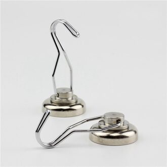 4 Pcs 360 Graden Draaibare Magnetische Haken Zware Magneten Sleutelhouder Koelkast Magneet Hangers Houders Voor Voor Thuis Keuken wo zoals getoond