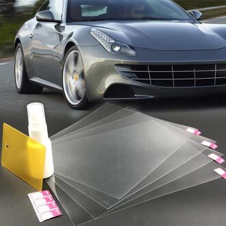 4 Pcs Anti Fog Auto Spiegel Venster Clear Film Anti-Licht Auto Achteruitkijkspiegel Beschermfolie Waterdichte Regendicht Auto sticker