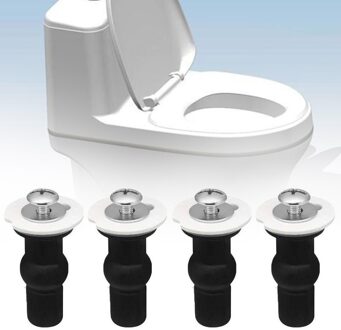 4 Pcs Badkamer Accessoires Scharnieren Uitbreiding Schroeven Professionele Toiletbril Rubber Met Pakking Tool Universele Bevestiging Vergrendeling