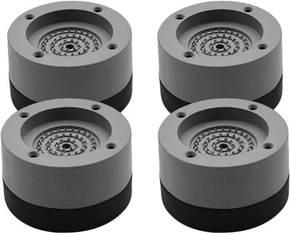 4 PCS Foot Pads Washing Machine Anti Vibration Washer Feet Pad Anti Slip Rubber Foot Pad for Washing Machines and Dryers