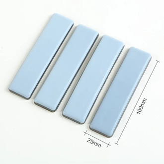4 Pcs/Lot 25*100mm Protection Furniture Sliding Pad, Self-adhes , Table, Chair, Foot Convenient To Move