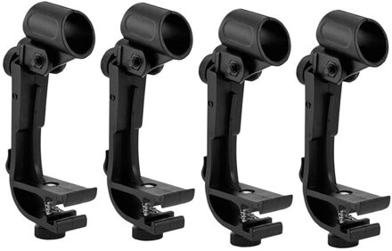 4 Pcs Microfoon Clip Drum Clip Schokbestendig Microfoon Clip Microfoon Stand Shockproof Muziekinstrument Accessoires