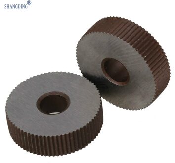 4 Pcs Opruwen Tool 8X28 Mm Enkele Rechte Lineaire Knurl Tool Wiel 0.4 Mm Pitch Legering