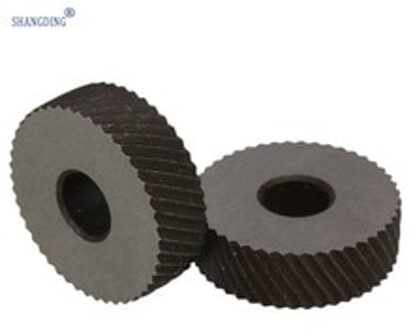 4 Pcs Opruwen Tool Silver Diagonaal Wiel Lineaire Knurl 0.6 Mm Pitch 26X8X8 Mm Legering