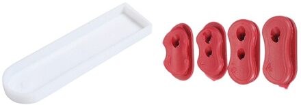 4 Pcs Poort Opladen Stof Plug Case Voor Xiaomi Mijia M365 Met Dashboard Printplaat Siliconen Cover