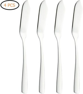 4 Pcs Rvs Boter Cutter Ontbijt Tool Keuken Gadgets Kaas Dessert Jam Strooier Scheren En Boter Rasp, Brood