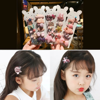 4 Pcs/Set Girls Cute Cartoon Animals Fruit 5 cm Hairpins Children Lovely Hair Clips Barrettes Headband Kids Hair Accessories