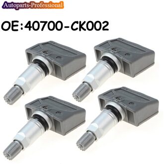 4 Pcs Tpms Bandenspanning Sensor Voor N Nissan Pathfinder Titan Frontier Voor Infiniti QX56 FX35 M35 G35 40700-CK002 Auto accessorie