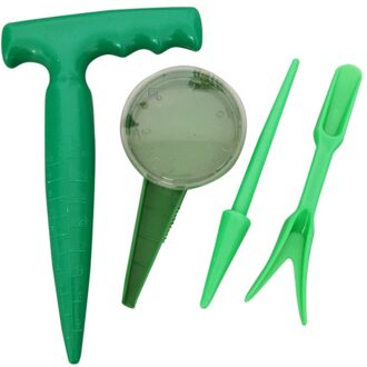 4 Pcs Tuinieren Zaaien Set Zaad Zaaier En Plant Migratie Tool Kit Transplanter Puncher Snijden Tuin Planten Gereedschap 5FM