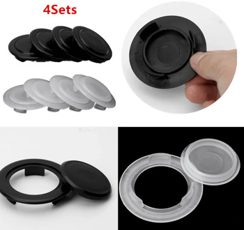 4 pcs Umbrella Hole Ring and Cap Set Standard Size 2 Inch Table Umbrella Hole Ring and Cap Set for Outdoor Patio Umbrella Plug