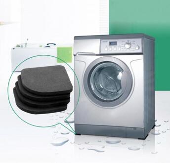 4 Pcs Wasmachine Schokbestendig Pad Duurzaam Koelkast Anti-Vibratie Matten Spons Stepping Meubels Voet Matten