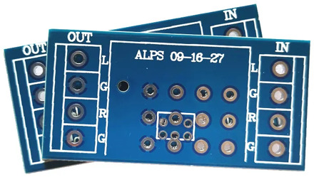 4 piece potentiometer PCB for amplifier PCB for ALPS 9 type 16 type 27 type