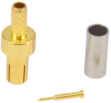 4 Pieces TS9 Male Plug Connector Straight Crimp For RG316 RG174 RG178 RF Coax Cable