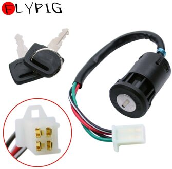 4 Pin Draad Op Off Contactslot Voor Honda Yamaha Kawasaki Suzuki Ktm 49cc 110cc 150cc 250cc Atv Deel dirt Pit Bike Taotao