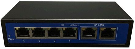 4 + 2 6-Poort Niet-standaard 24V Poe Schakelaar 70W Ingebouwde Voeding 4578 Voeding Schakelaar