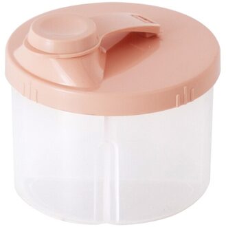 4 Raster Draagbare Babyvoeding Opbergdoos Essentiële Granen Baby Melkpoeder Doos Peuter Kids Snacks Container roze