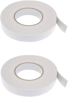 4 rollen zelfklevende tape / plakband - 1,9 cm x 5 meter - dubbelzijdig - klustape / foamtape / tweezijdige tape