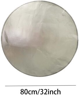 4 # Ronde Brandwerende Mat Barbecue Mat Voorkomt Hoge Temperatuur Schade Aan De Vloer Gazon Bescherming Mat Voor Camping Fire pit Mat 32inches