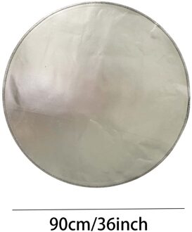 4 # Ronde Brandwerende Mat Barbecue Mat Voorkomt Hoge Temperatuur Schade Aan De Vloer Gazon Bescherming Mat Voor Camping Fire pit Mat 36inches