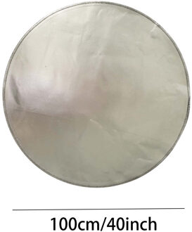 4 # Ronde Brandwerende Mat Barbecue Mat Voorkomt Hoge Temperatuur Schade Aan De Vloer Gazon Bescherming Mat Voor Camping Fire pit Mat 40inches