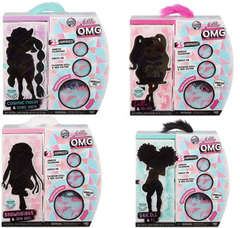 4 Set L.O.L Surprise! O.M.G. Winter Disco Fashion Doll & Sister LOL OMG For Kids Toy Christmas gifts for children