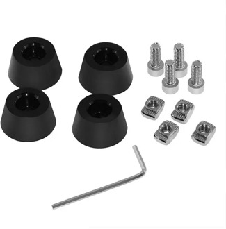 4 Sets Antivibration Feet For i3 MK3 Printer Kit Anti-vibration Rubber Landing Mat Feet For 2020 Profile 3D Printer Parts