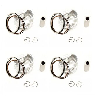 4 Sets Zuigers STD 25 50 Cilinder Boring 55mm 55.25mm 55.50mm Zuiger Ring Voor Honda CB400 VTEC CB-1 CB400SF NC31 NC36 Donkergrijs