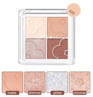 4 Shades Eyeshadow -Black Tea #33 Black Tea - 4.8g