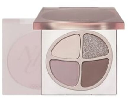 4 Shades Eyeshadow Palette - F13 Taro Nude #F13 Taro Nude - 4.3g