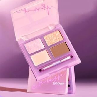 4 Shades Eyeshadow Palette - Pink #Pink