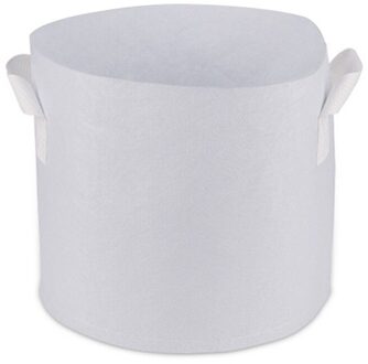 4 Size Wit Ronde Stof Potten Plant Pouch Wortel Container Grow Bag Beluchting Pot Container (45x35cm)