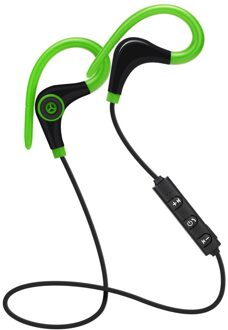 4 Soorten Bluetooth Oortelefoon Draadloze Hoofdtelefoon Bluetooth V4.1 Handsfree Stereo Headset Met Microfoon Voor Iphone Samsung Lg groen