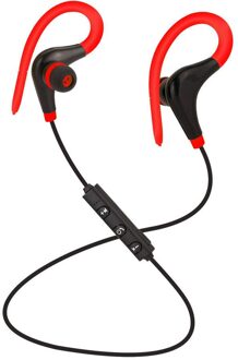 4 Soorten Bluetooth Oortelefoon Draadloze Hoofdtelefoon Bluetooth V4.1 Handsfree Stereo Headset Met Microfoon Voor Iphone Samsung Lg Rood