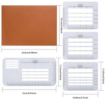 4 Soorten Envelop Adressering Craft Gids Stencils Fit Verschillende Enveloppen, verjaardag Uitnodigingskaart/Moederdag/Bruiloft/Ansichtkaarten