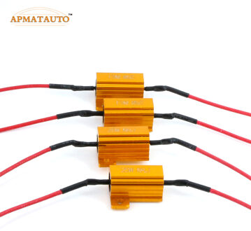 4 st 25 W Richtingaanwijzer DRL Lastweerstand Fix Fout snelle Flash T20 7440 W21W WY21W 7443 W21/5 W 3156 3157 1156 P21W BAU15S 1157