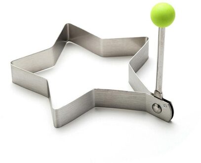 4 Stijl Rvs Gebakken Ei Pannenkoek Shaper Omelet Mold Mould Frituren Ei Gereedschap Keuken Gadgets Koken Accessoires ster