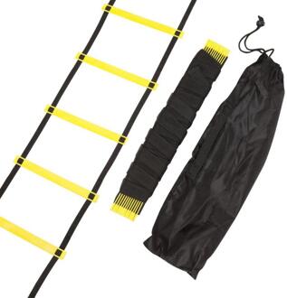 4 Stijlen 6/8/10/11 Rung Nylon Bandjes Training Ladders Agility Speed Ladder Trappen Voor Voetbal En Voetbal speed Ladder Apparatuur 12 rung 18 Feet 6m