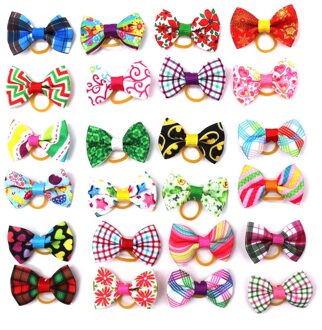 4 Stijlen Huisdier Bows Hond Haar Strikken Voor Puppy Haaraccessoires Grooming Bows Elastiekjes Hond Bows Dierbenodigdheden Hond levert stijl C