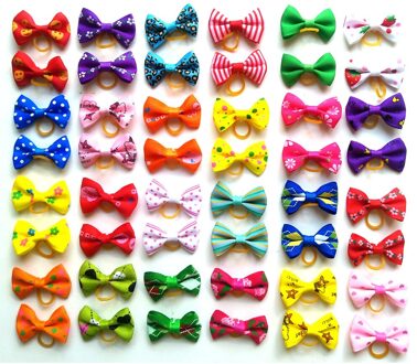 4 Stijlen Huisdier Bows Hond Haar Strikken Voor Puppy Haaraccessoires Grooming Bows Elastiekjes Hond Bows Dierbenodigdheden Hond levert stijl D