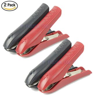 4 stks Batterij Oplader Alligator clip, auto batterij clip, Batterij Klem, 100A, Test Clamp CONNECTOR, DC Voeding Clip 100mm