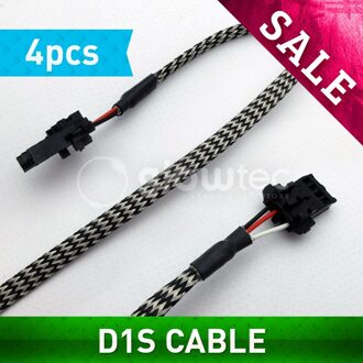 4 stks D1S HID Xenon relais kabel Anti-statische interferentie D1S D1R D3C HID headlihgt licht kit Xenon converter Draad GLOWTEC
