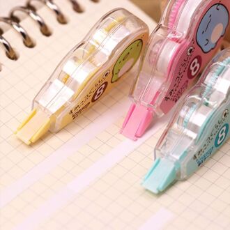 4 Stks/pak Kawaii Wit Out Corrector Correctie Tape Briefpapier Schoolbenodigdheden T5UA
