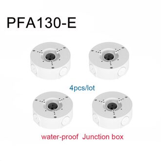 4 Stks/pak Waterdichte Aansluitdoos PFA130-E Cctv Accessoire Voor Ip Camera Hdcvi Dome Security Camera