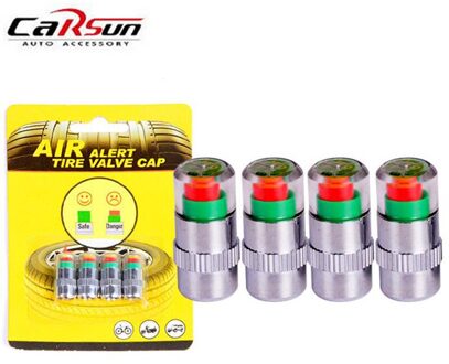 4 stks/partij 2.0Bar 30PSI Auto Motorcycle Tire Pressure Monitor Ventieldopjes Sensor Indicator Eye Alert Diagnostic Tools Kit